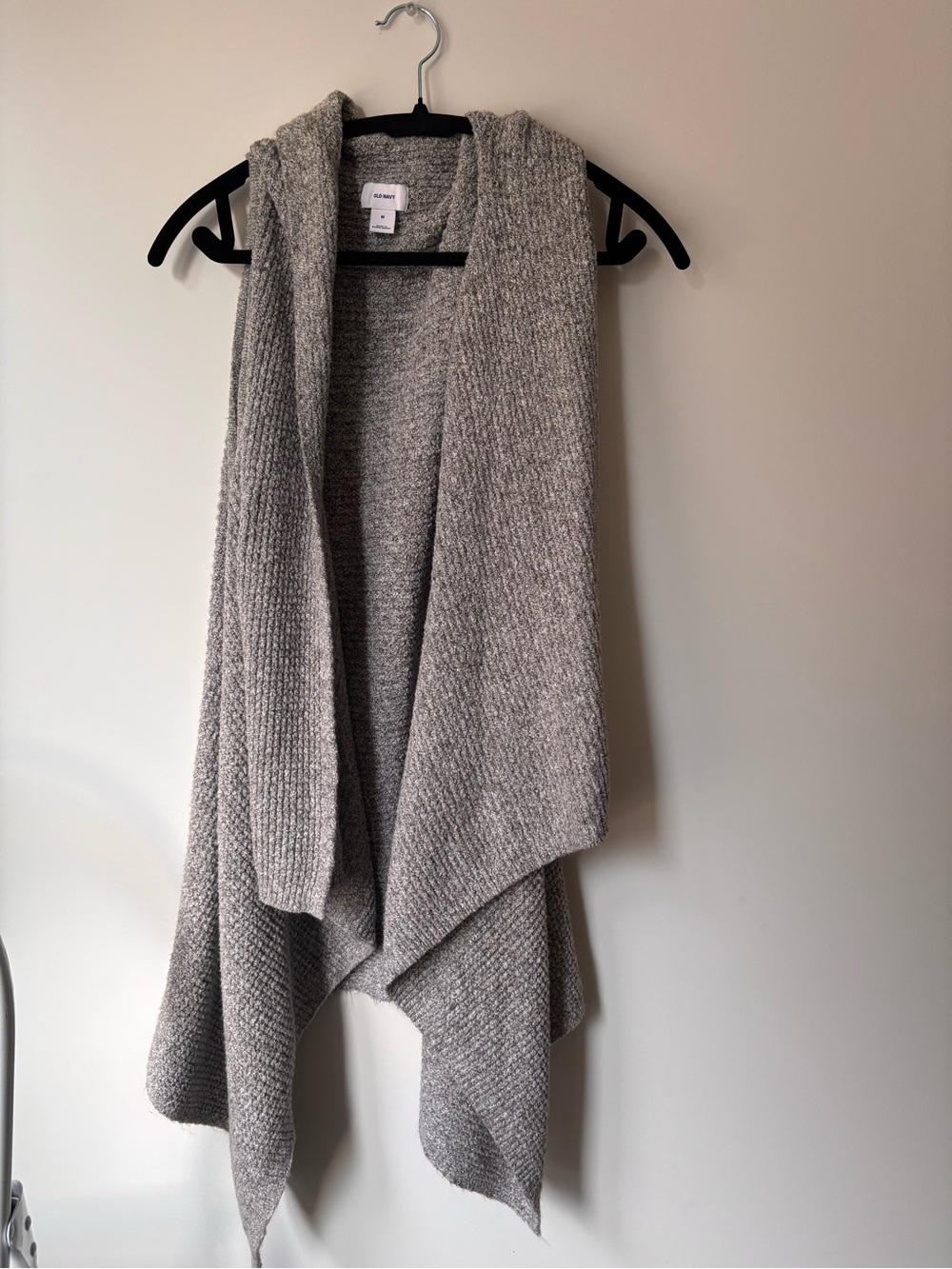 Cozy Knit Vest - Gray 53% Cotton